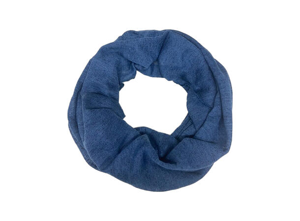 Tube ensfarget denim blå 